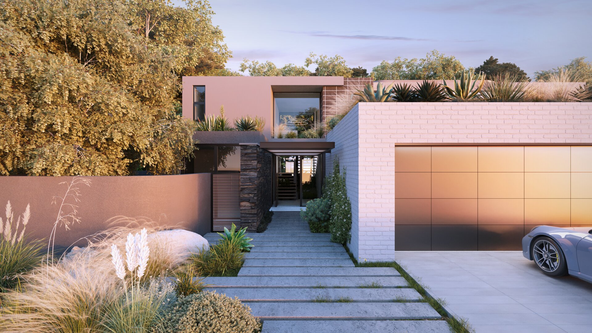 Steyn City The Terraces – Front exterior render